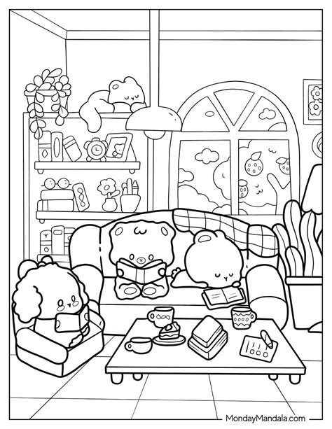 Cute Coloring Pages Free Pdf Printables Chibi Coloring Pages