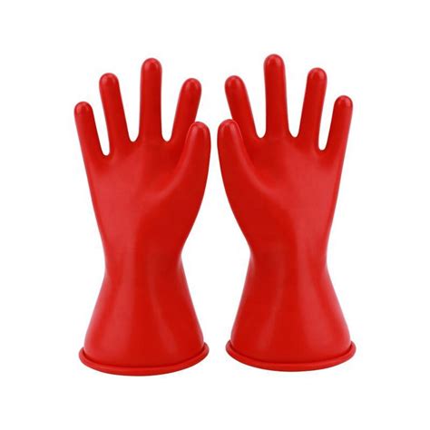 PPE Safety Fingerless CE Testing 500V Electrical Gloves for Lineman ...