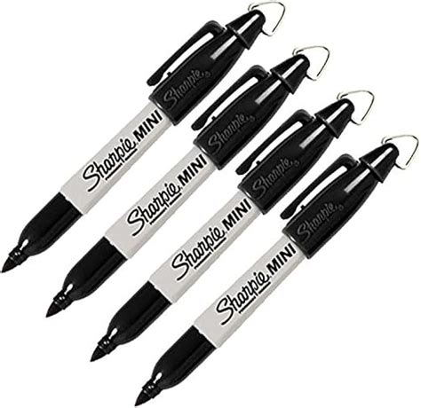 Sharpie Mini Permanent Markers Fine Point 4 Count 4