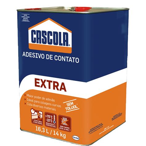 Cola De Contato Adesivo Cascola Extra Lata 14kg Minas Couros