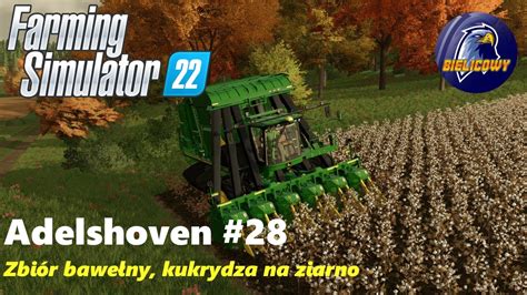 Adelshoven 28 Zbiór bawełny kukurydza na ziarno Farming Simulator