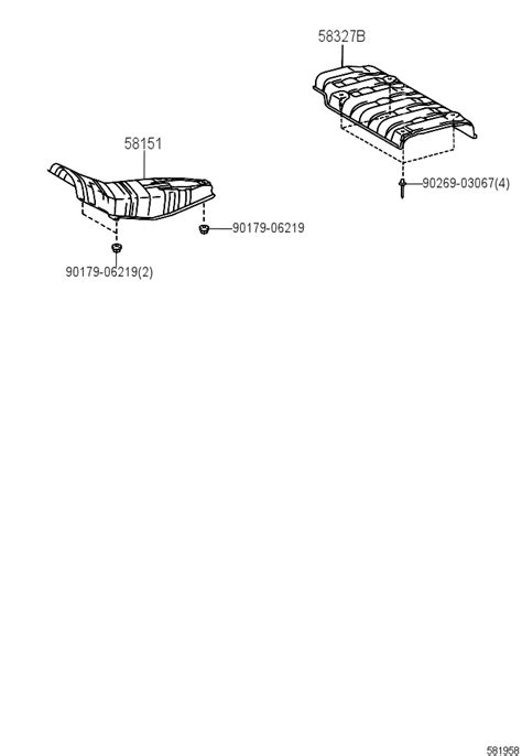 Front Floor Heat Insulator Autoparts Toyota