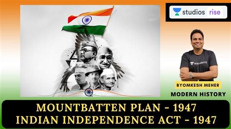 Mountbatten Plan 1947 Indian Independence Act 1947 Modern