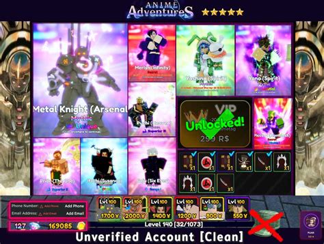 Unique SSS Metal Knight Arsenal EVO Anime Adventures AA Unverified