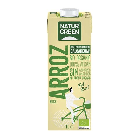 Bebida De Arroz Calcio Naturgreen L En Biosano