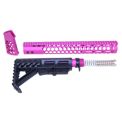 Ar 15 Honeycomb Series Complete Furniture Set Gen 2 Anodized Pink