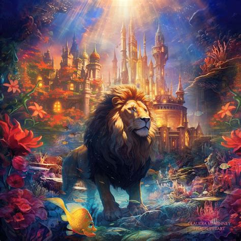 Aslan Lion King Art Magical Digital Download Child's Room Decor 30 X 30 - Etsy