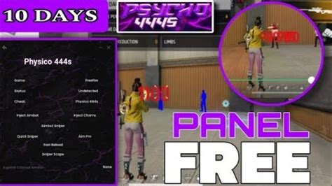 Free Fire Pc Panel Paid Panel Fake Damage Fixed Antiblacklist