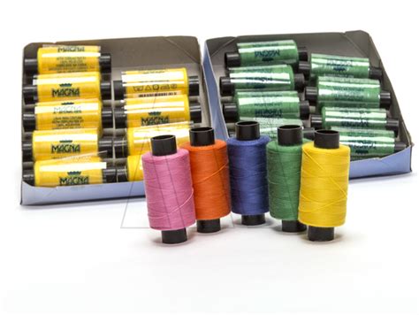 HILO CADENA MAGNA 100 POLIESTER COLORES 10BOB X 500YDS Costura Y