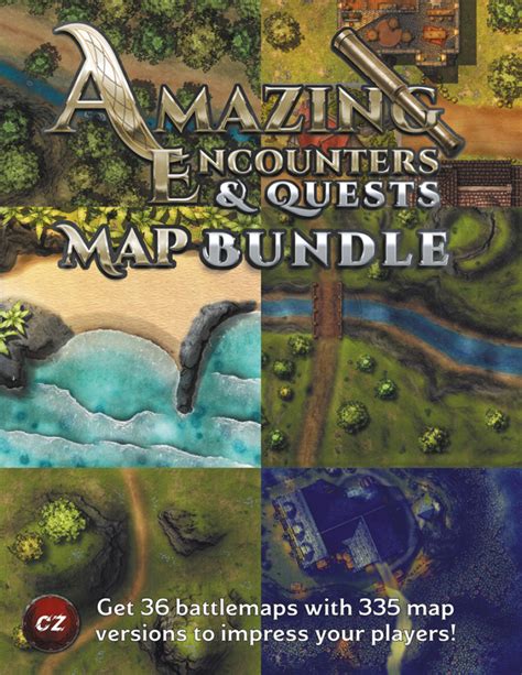 Amazing Encounters Quests Map Pack CZRPG