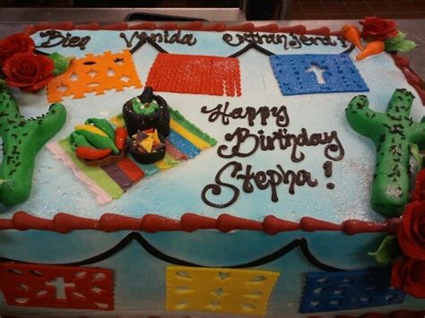 Mexican themed cake | Mexican themed cakes, Themed cakes, Amazing cakes