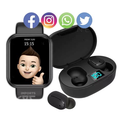 Relógio Smart Digital D20 Masculino Feminino Fone S fio Shopee Brasil