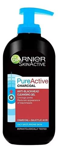 Garnier Skin Gel Limpiador Pure Active Anti Blackhead 200ml Momento De