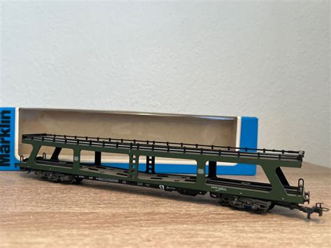 Märklin 4074 Autotransportwagen DB H0 OVP 1 Kaufen auf Ricardo