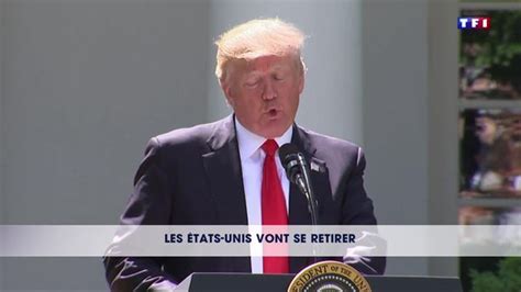 Donald Trump Annonce Le Retrait Des Etats Unis De Laccord De Paris Sur