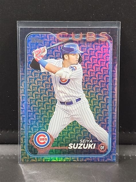 2024 Topps Series 1 Seiya Suzuki 151 Easter Holiday Foil Cubs EBay