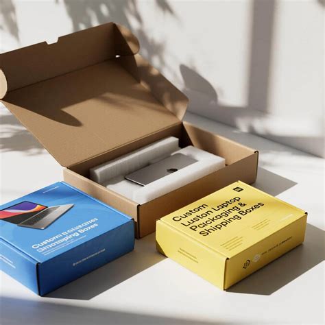custom laptop packaging shipping boxes sizes options  carrier