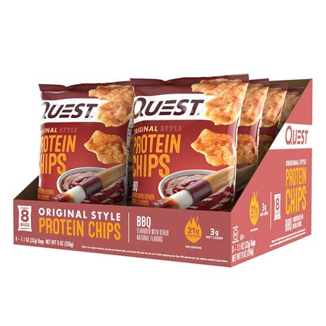 Quest Nutrition Original Style Protein Chip Bbq Case Of 8