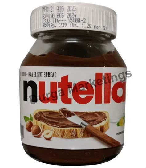 180 Gm Nutella Hazelnut Cocoa Spread At Rs 239 Bottle Sindhi Colony Jaipur Id 2852992455762