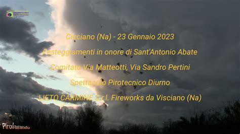 Lieto Carmine S R L Fireworks Daylight Show Cicciano Na Sant