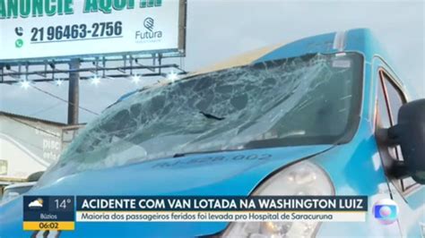 V Deo Van Tomba Na Rodovia Washington Lu S Bom Dia Rio G