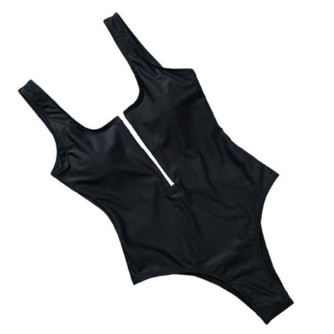 Maillot De Bain Femmes Bikini Strap Bandouli Re Bandouli Re En Une Seule Pi Ce Taille Haute