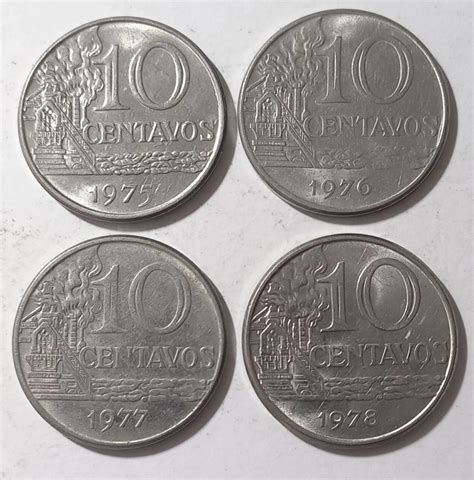 Lote Moedas Centavos Cruzeiro E