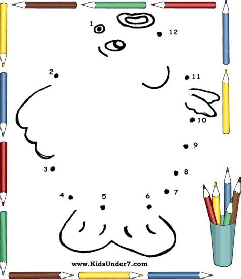 Dot To Dot Worksheets For Preschoolers