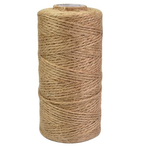 M Natural Jute Twine Roll Diy Wrap Gift Hemp Rope Cord String Roll