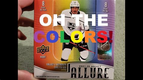 2021 22 Allure Hockey Hobby Box YouTube