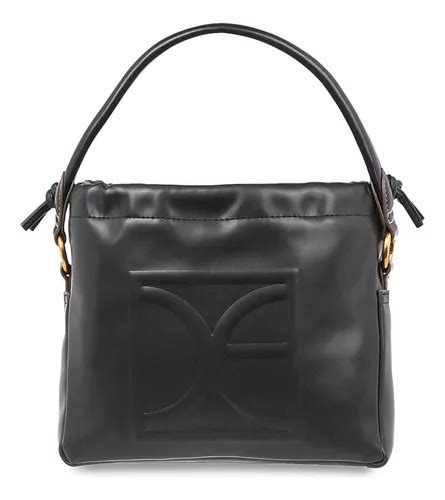 Bolsa Crossbody Cloe Para Mujer Con Jaretas Color Negro Mercadolibre