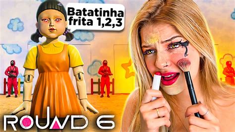 Fazendo Maquiagem A Boneca Do Round Batatinha Frita