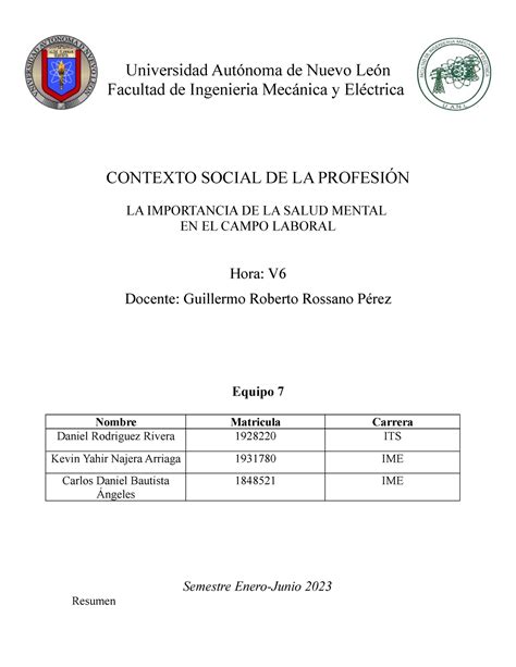 Analisis y solución de un tema Universidad Autónoma de Nuevo León