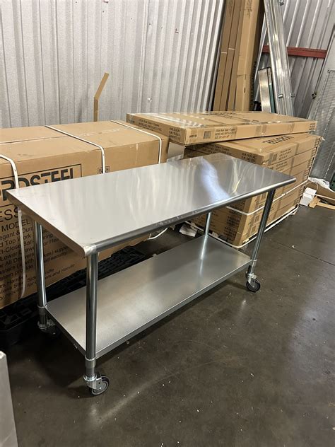 New Stainless Steel Work Tables Prep Table Nsf Certified For Sale In