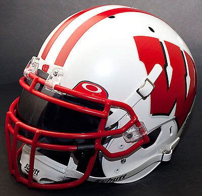 WISCONSIN BADGERS Football Helmet | eBay