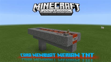 Tutorial Minecraft Cara Membuat Meriam Tnt Youtube