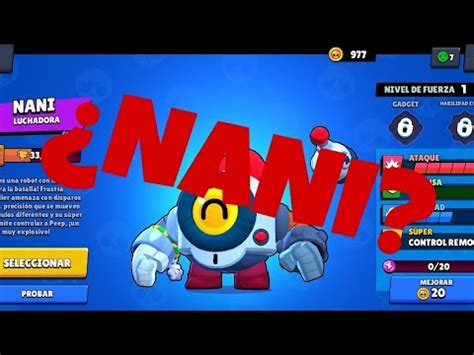 Nuevo Brawler NANI en una caja Épico YouTube