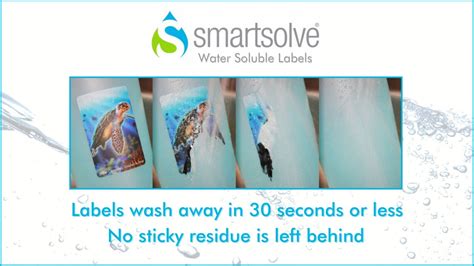 Etiquetas solubles en agua ovaladas SmartSolve de 2 x Etsy España