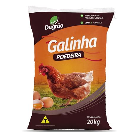 Ração Galinha Botadeira Postura 20kg Shopee Brasil