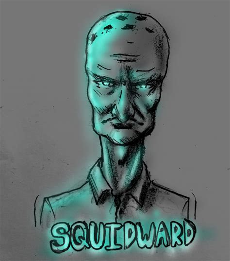 Squidward fan art by Floudies on DeviantArt