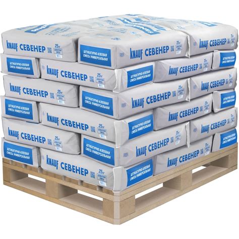 Смесь штукатурно-клеевая смесь Knauf Севенер 25 кг (48) купить по цене ...