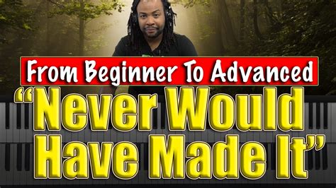 Never Would Have Made It - Marvin Sapp - (Key of C) – Piano Lesson With ...