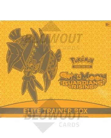 Pokemon Sun Moon Guardians Rising Elite Trainer Box