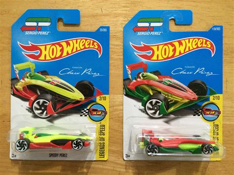 Set Hot Wheels Sergio Checo Speedy P Rez Y Env O Gratis