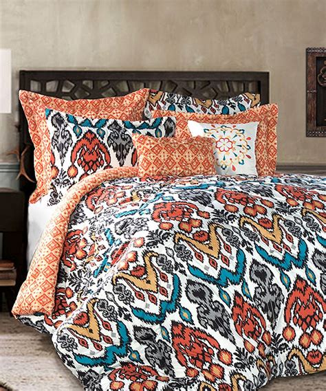 Turquoise And Orange Jana Comforter Set Comforter Sets Bedroom