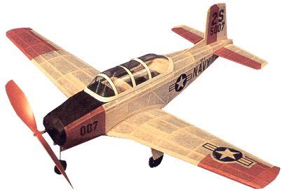 Mini RC Plane KIT Beechcraft T 34 Fly Aircraft Laser Cut