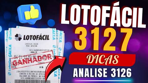 Dicas Para Lotofacil Analise Lotof Cil De Hoje