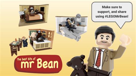 ¡conoce El Divertido Set De Lego Inspirado En Los Mejores Momentos De Mr Bean