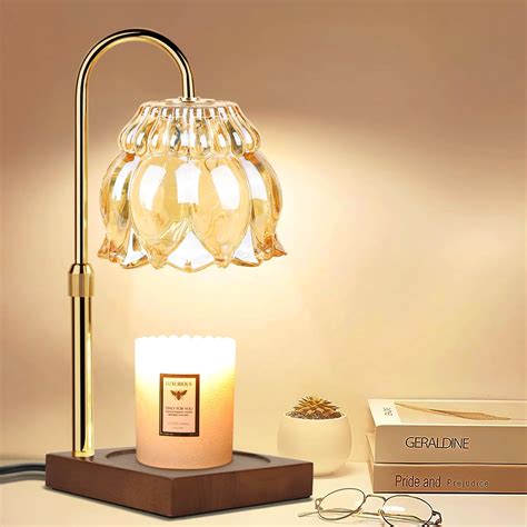 Amazon GIEERE Flower Candle Lamp Warmer Dimmable Candle Warmer