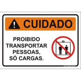 Loja Towbar Placa Empilhadeira Aten O Ao Transportar Pessoas